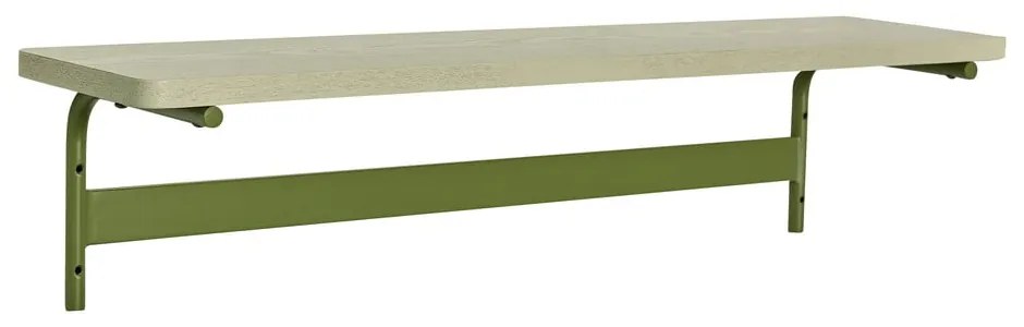 Стенен рафт в зелен и сив цвят 80 cm Koi – Hübsch