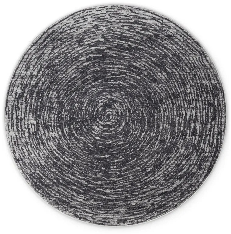 Сив кръгъл килим ø 120 cm Gloria Cavallo – Hanse Home