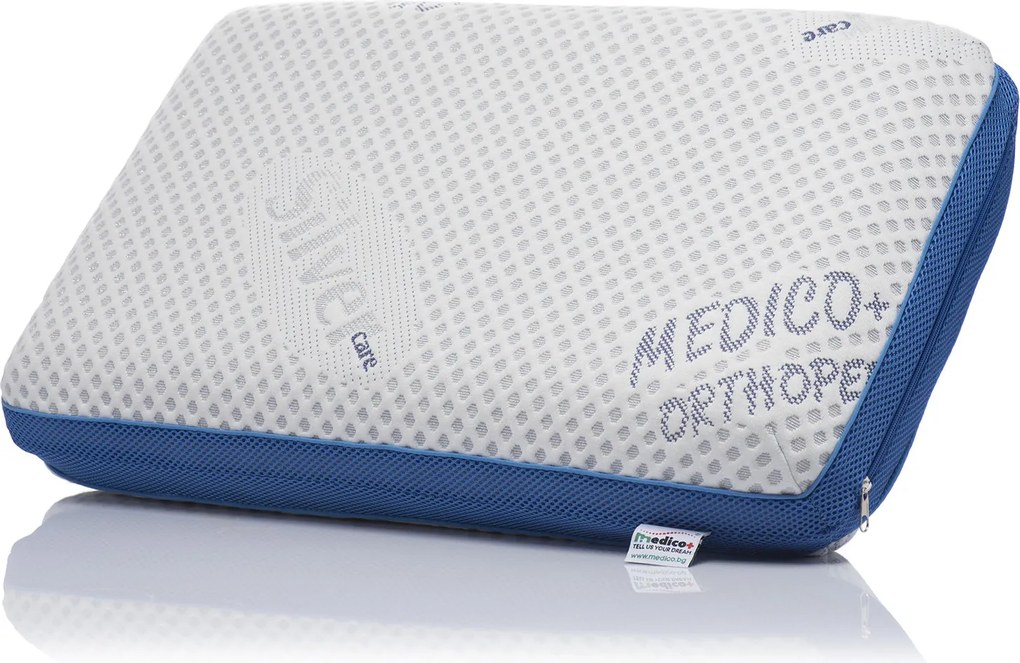 Ортопедична мемори възглавница с охлаждащ гел Medico Silver Maxcool