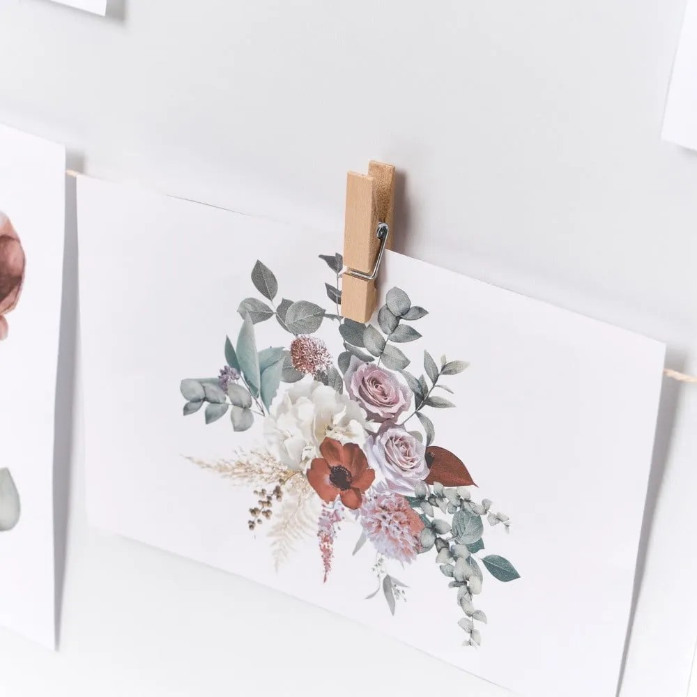 Рамка за стена в естествен цвят 43x43 cm - Casa Selección