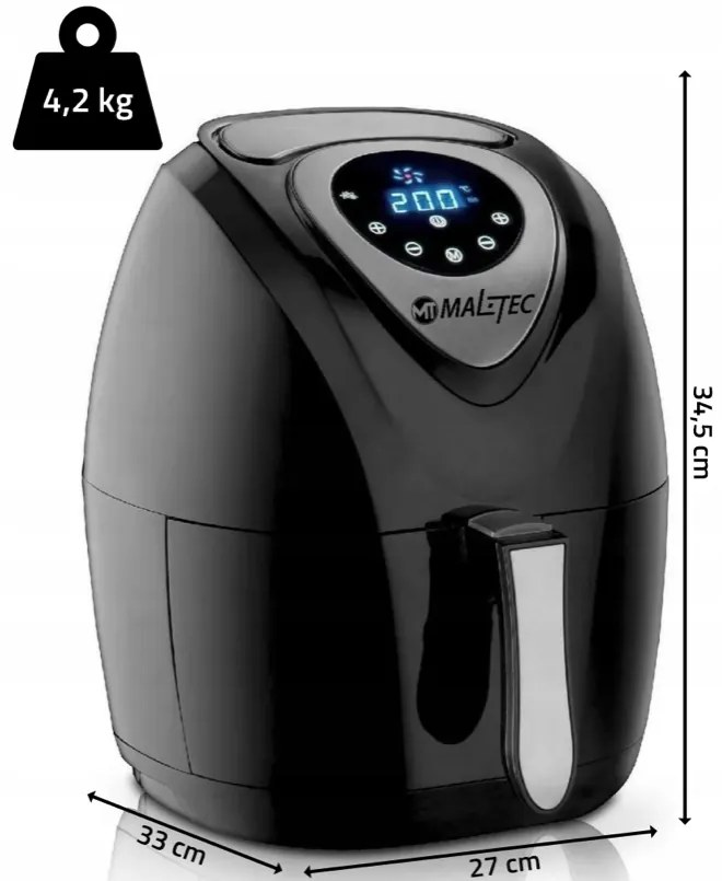 Термофритюрник MALTEC AIRFRYER 4,3L