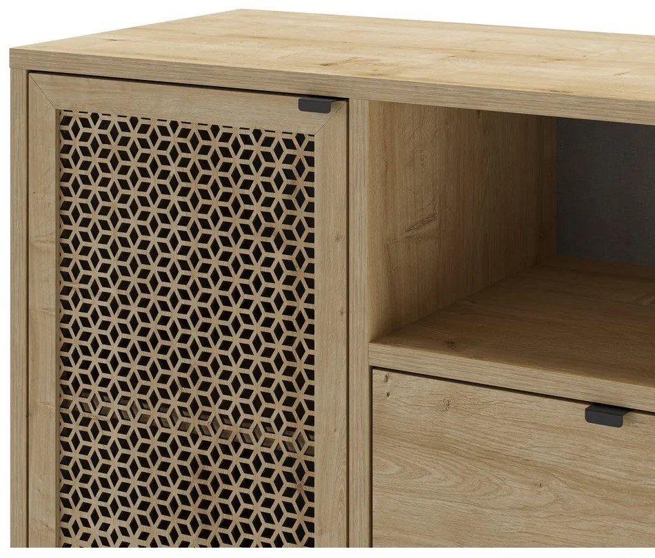 Шкаф в дъбов декор в естествен цвят 80x80 cm Inca - Marckeric