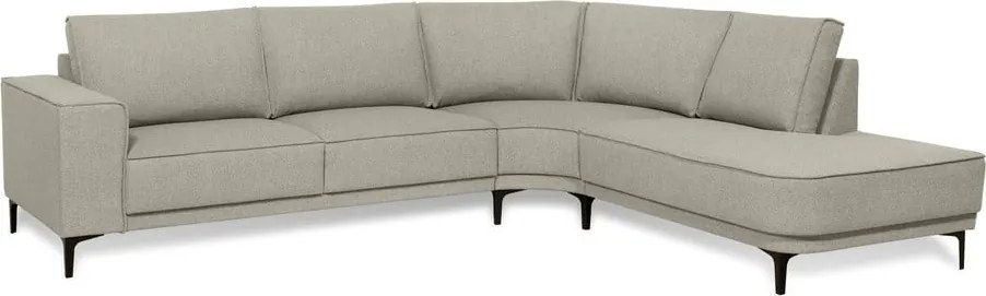 Светлосив ъглов диван (десен ъгъл) Copenhagen – Scandic