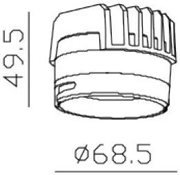 Led module Viokef Top-Spot-бял