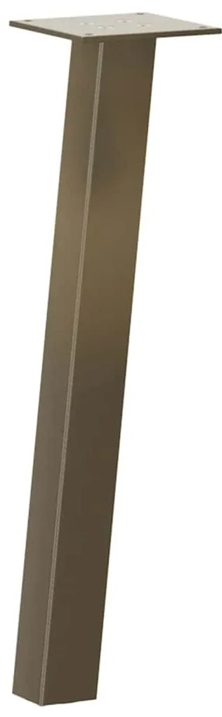 4012487 vidaXL Крака за масичка за кафе, 4 бр., естествена стомана, 30 см, стомана