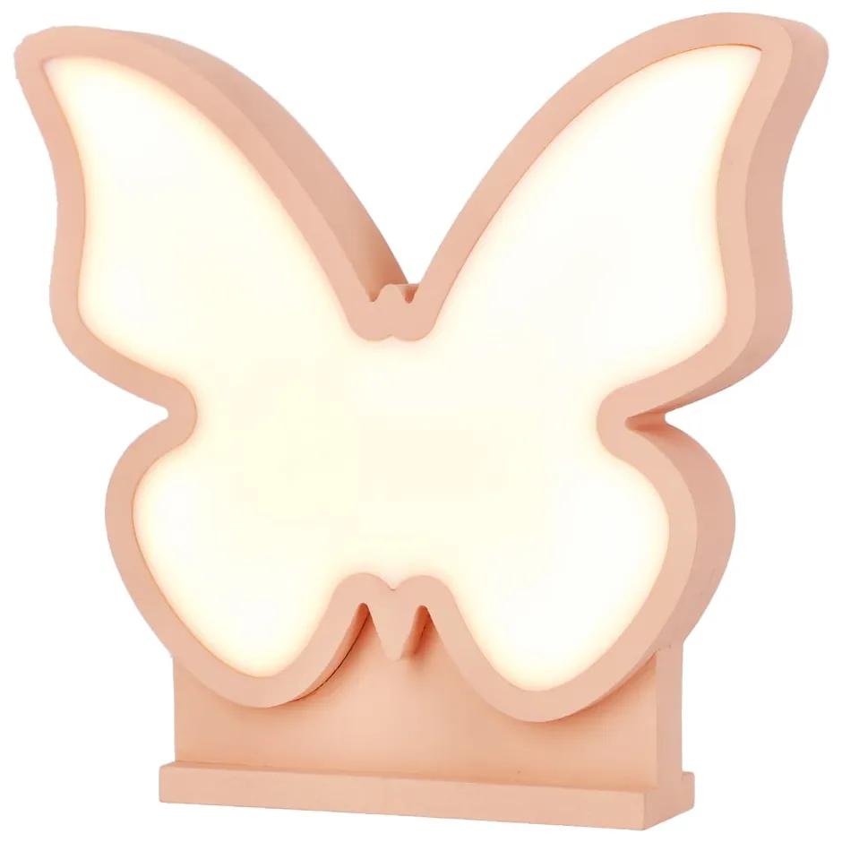 Розова бебешка лампа Butterfly - Candellux Lighting