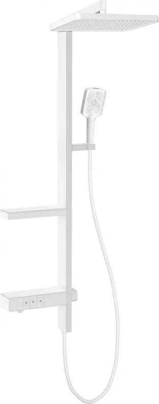 Mexen Roar комплект душ за монтаж на стена с тропически душ и батерия, бял - 78105-20