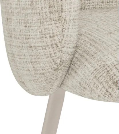 ЦЛЯРА Бежово (тъкан Juto 4)/сивобежова крака (кашмир) - МОДЕРЕН ТАПИЦИРАН СТОЛ ЛОФТ ЗА ДНЕВНА/ТРАПЕЗАРИЯ/ОФИС