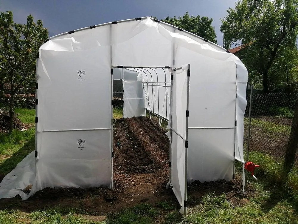 Професионална модулна оранжерия Tunnel Pro System 3 - 18 кв.м. с две врати (6x3x2m)