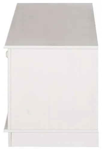 Бяла маса за телевизор от масивен бор 137x47 cm Anita – Støraa