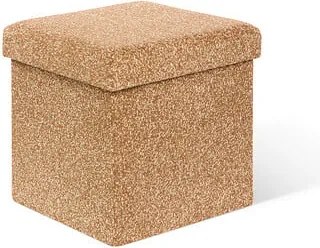 Пуф със съхранение atmosphera Oxia, Охра, 38x38 cm