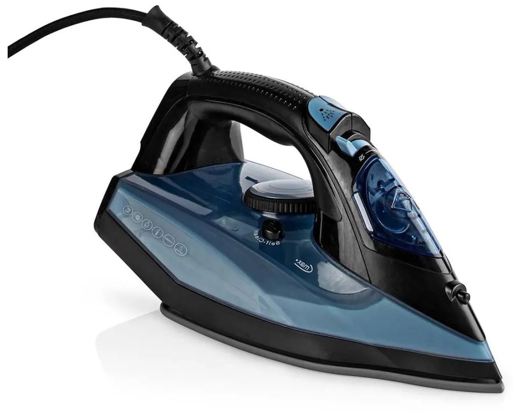 Nedis IRON2000 - Парна ютия 2600W/230V черен/син