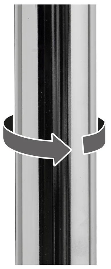 Бели бар столове в комплект от 2 бр. с регулируема височина от имитация на кожа (височина на седалката 56,5 cm) – Casa Selección