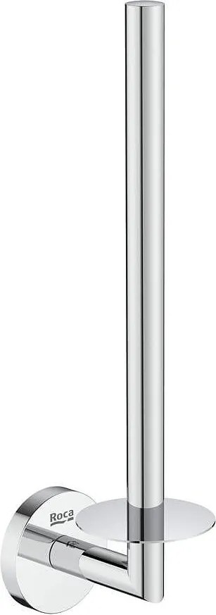 Двоен държач за резервна тоалетна хартия, A817585C00, Roca, метал, хром
