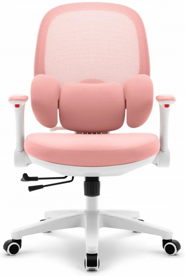 Ергономичен розов детски стол HC-999 - плат