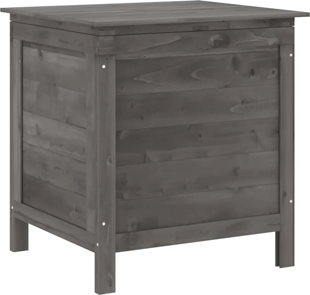 364750 vidaXL Градинска ракла антрацит 50x49x56,5 см чам масив