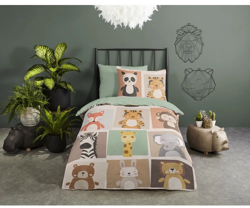 Единично удължено детско спално бельо от микрофибър 140x220 cm Ranger – Good Morning