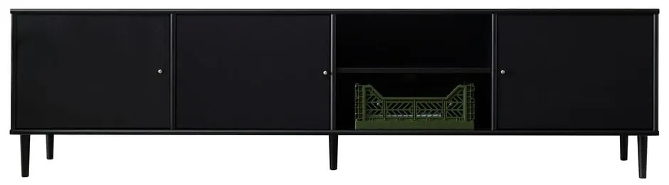 Черен ТВ скрин с метални крака Mistral 233 - Hammel Furniture