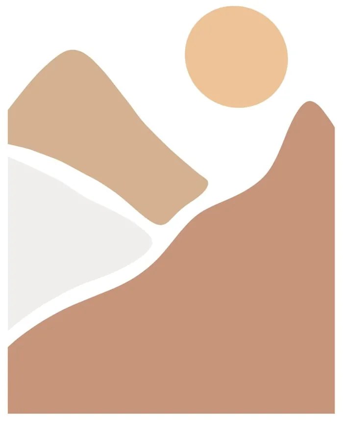 Постер 29x41 cm Mountains – Veronika Boulová