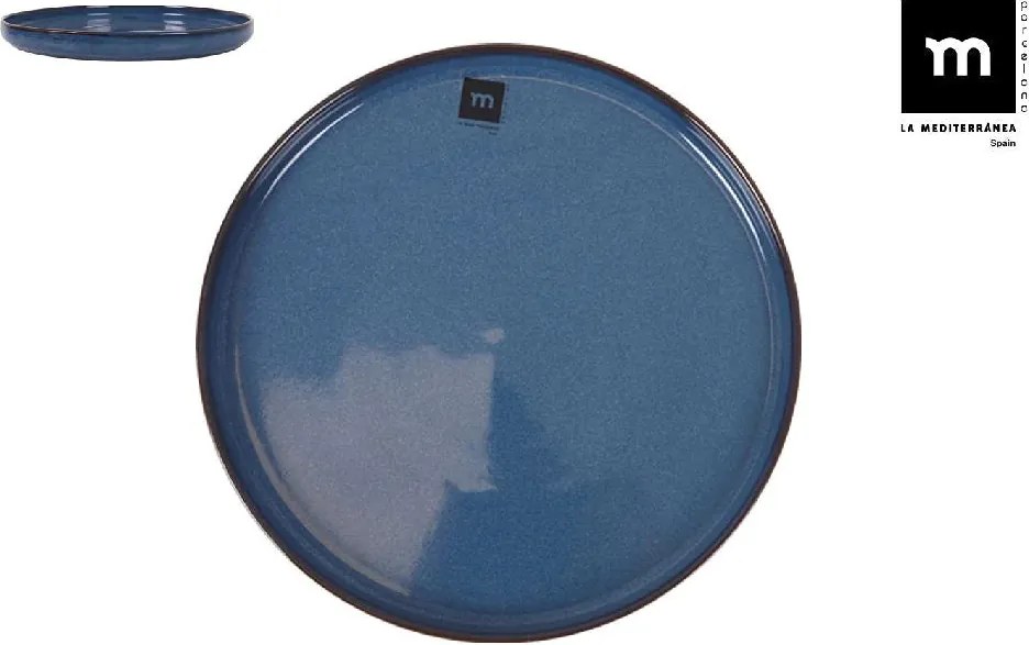 Основна чиния LA MEDITERRANEA Chester Blue, 24х2.5cm, порцелан