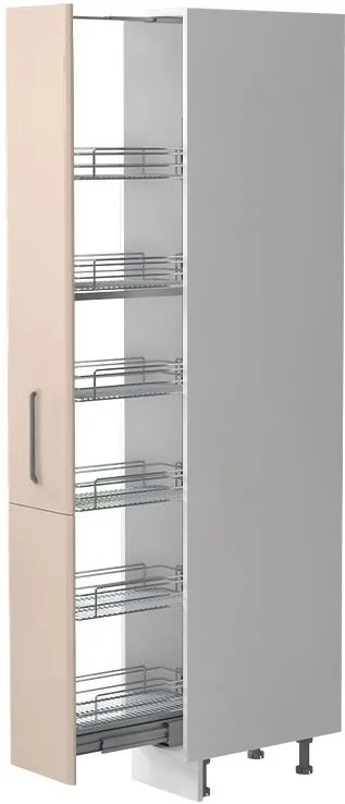 Висок подов шкаф Modena K21-30-1KZ-White - Beige