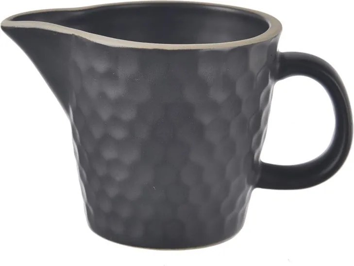 Черна керамична кана за мляко 100 ml Tea Time – Orion