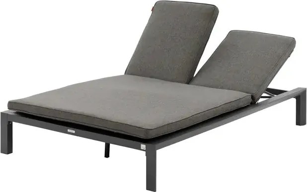 Двоен алуминиев шезлонг Hesperide Evasion - Глина