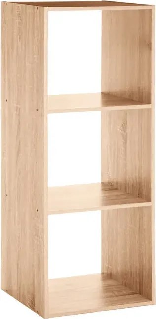 Рафт 5five Mix'n Modul, 3 отделения, MDF, 35x32x101 cm - Дървесен
