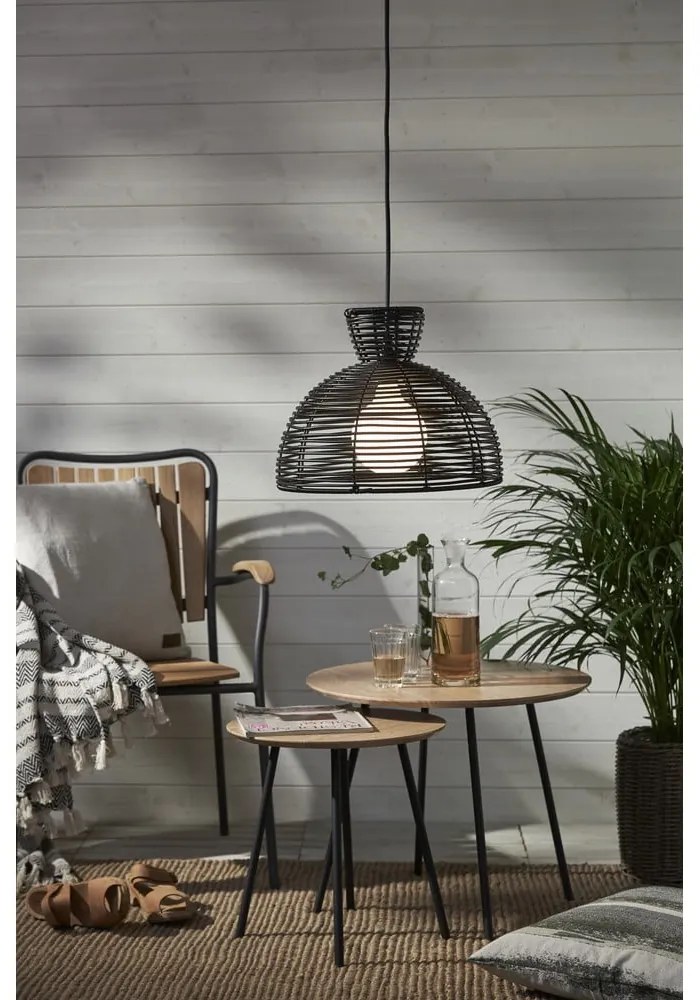 Черен външен абажур за таванно осветление, ø 37,5 cm Runde - Star Trading