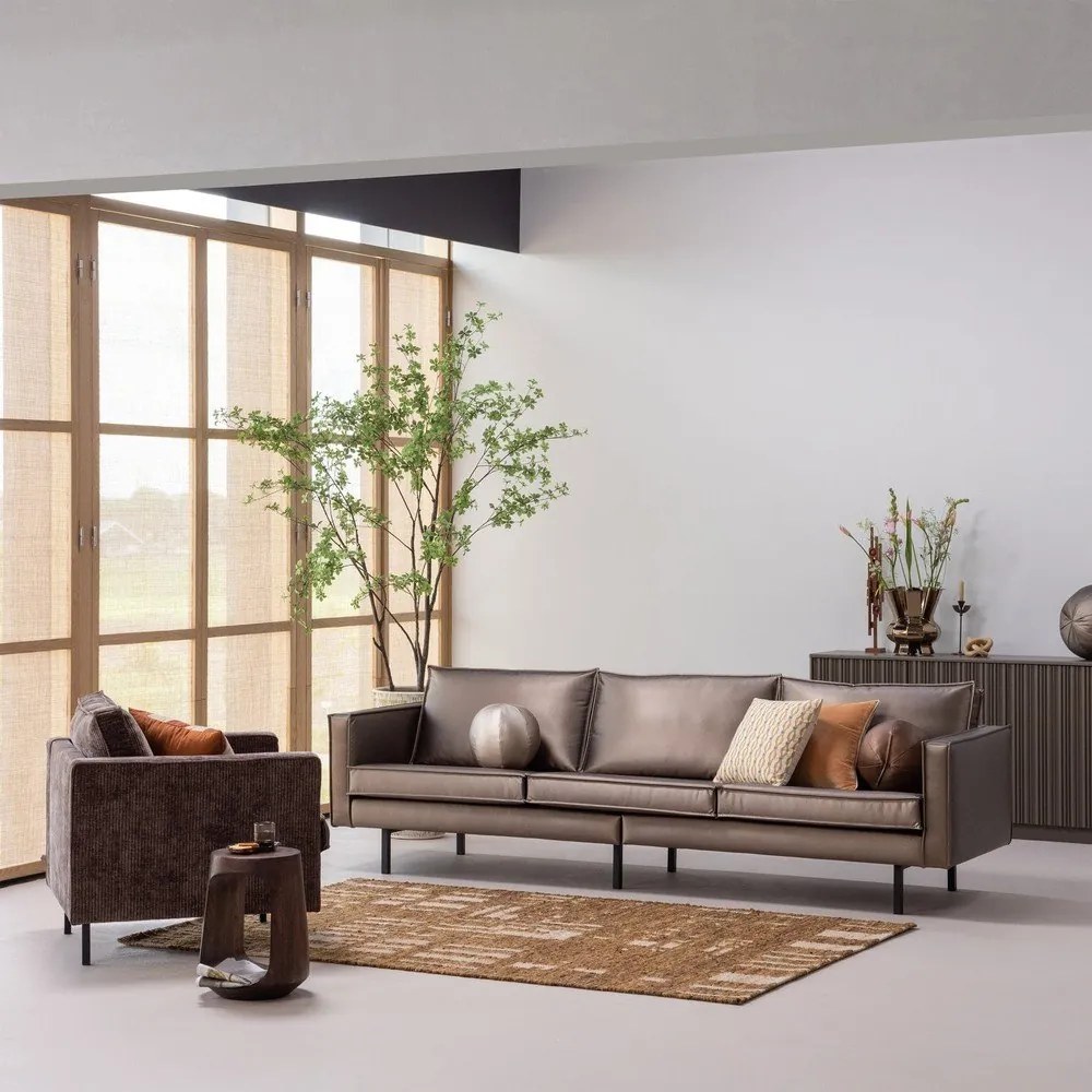 Кръгла странична масичка от масивно манго ø 33 cm Bayo – WOOOD