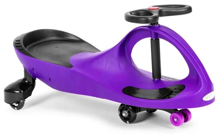 Гравитационен скутер със светещи колела - лилав