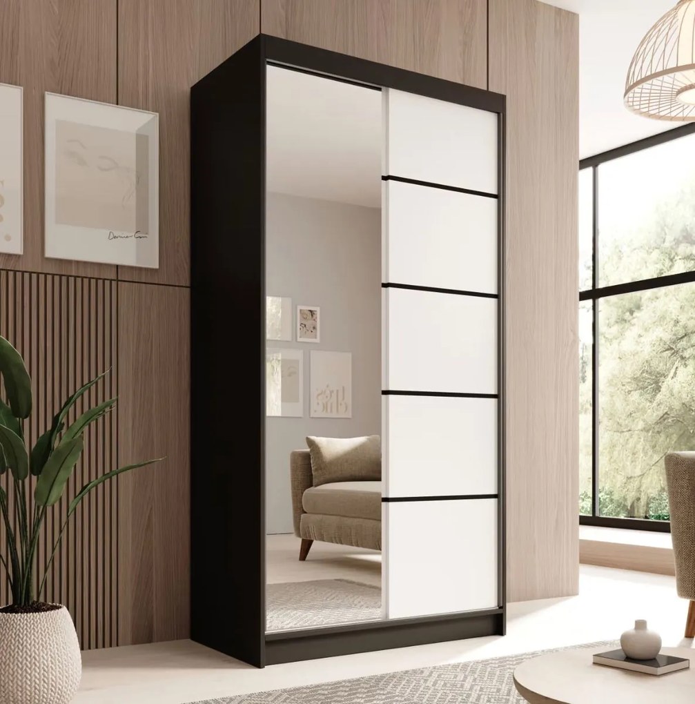 Гардероб Flux 100 плъзгащ се-Мауро-Leuko