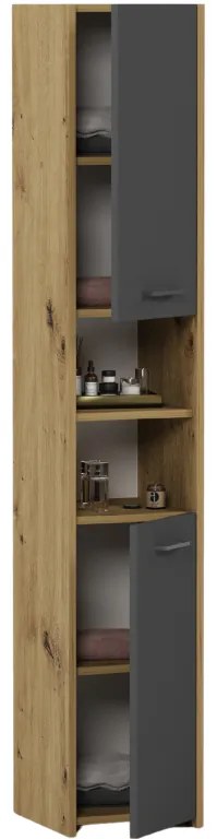 Тесен рафт за баня MODERN L-1 - различни цветови варианти Бял