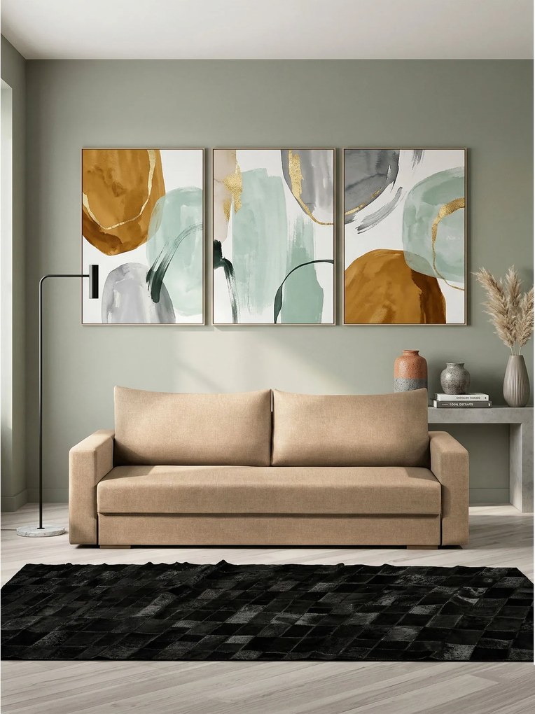 Диван Kleio двуместен-130φ 80β εκ.-Sand