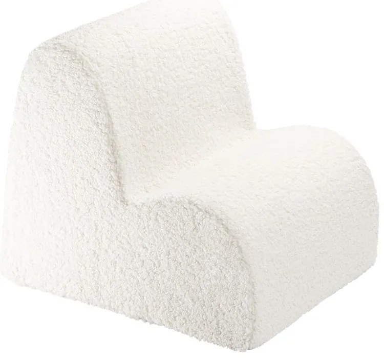 Кремав детски стол от букле Cloud – Wigiwama