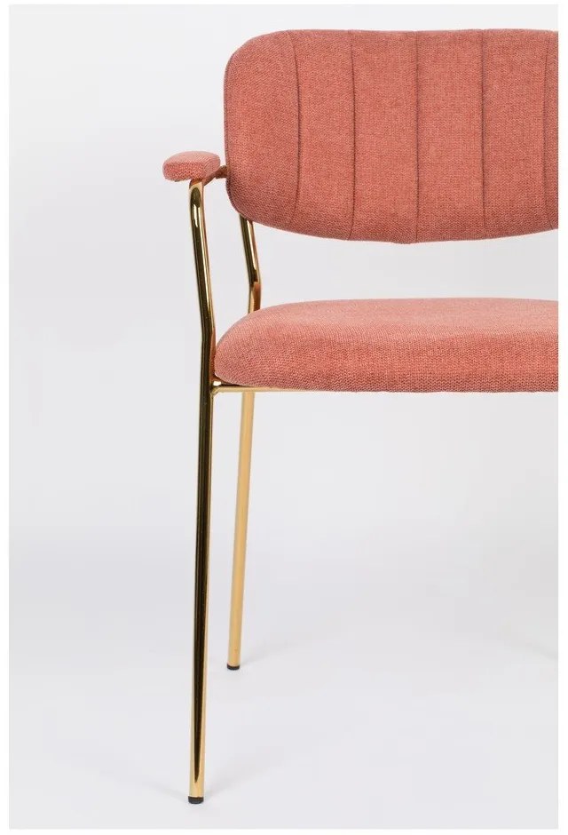 Розови трапезни столове в комплект от 2 Jolien - White Label