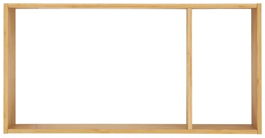 Стенен бамбуков рафт на няколко нива в естествен цвят 70 cm Ember – House Nordic