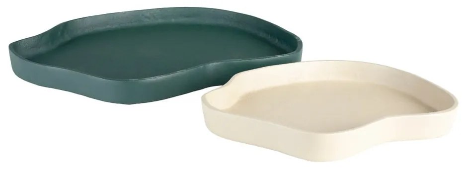 Метални декоративни подноси 2 бр. 35x23 cm Revolt – Zuiver