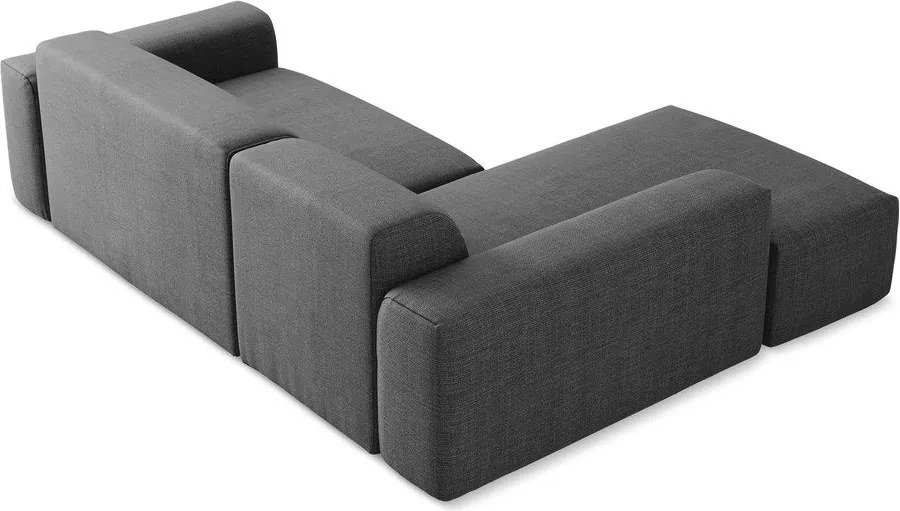 Сив ъглов диван (ляв ъгъл) Keli – Makamii