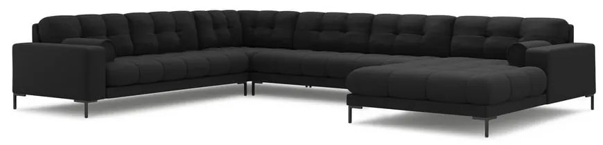 Тъмносив ъглов диван (ляв ъгъл) Bali – Cosmopolitan Design