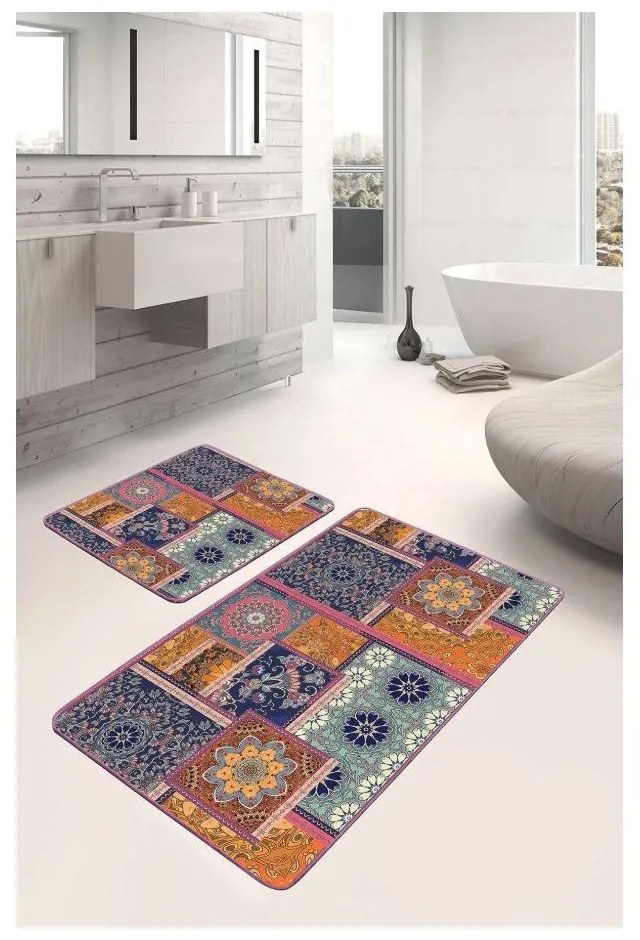 Кадифени килими за баня в комплект от 2 бр. 60x100 cm – Mila Home