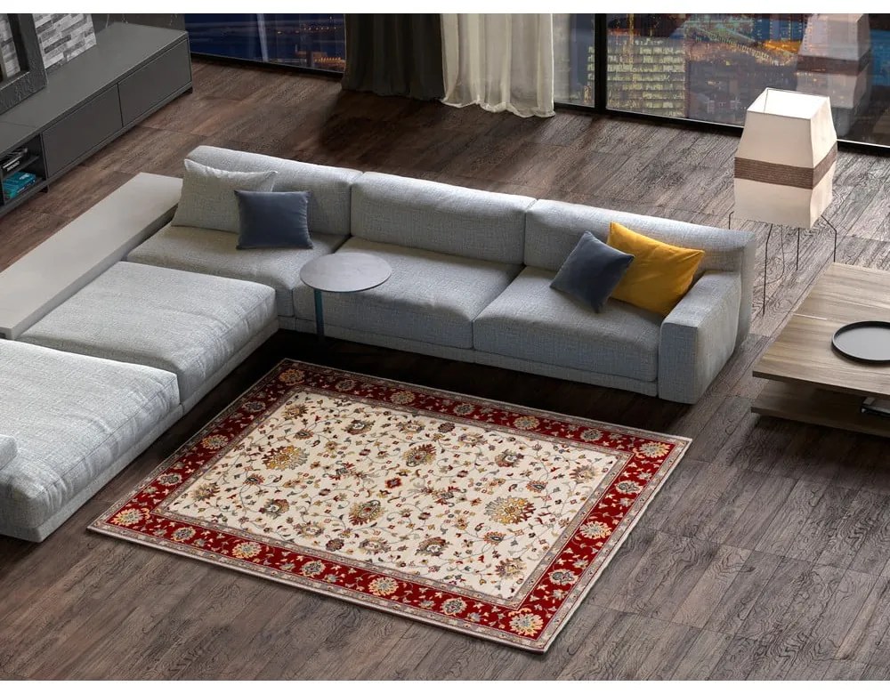 Червено-кремав килим 80x150 cm Classic - Universal