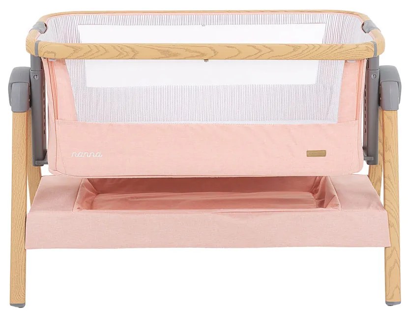 KIKKA BOO Мини кошара - кошче с дървена рамка NANNA PINK WOOD
