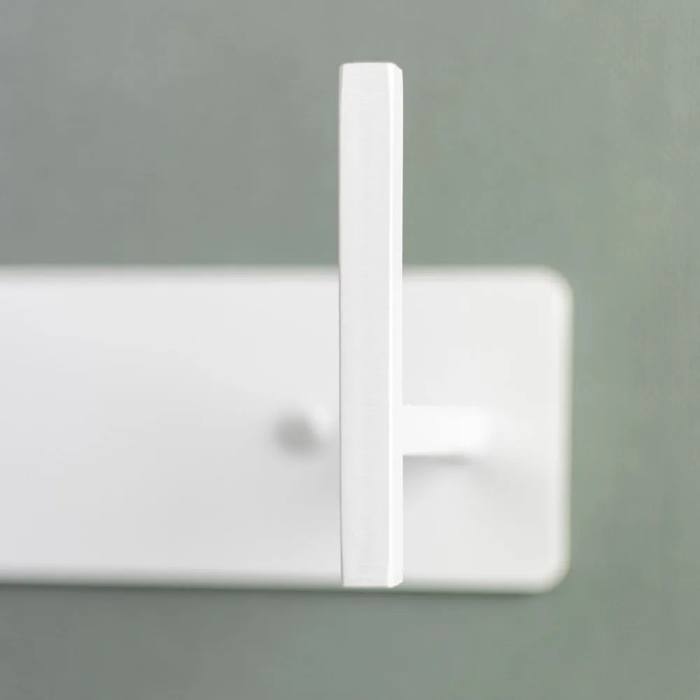 Бяла метална стенна закачалка 44 cm Chapman – Spinder Design