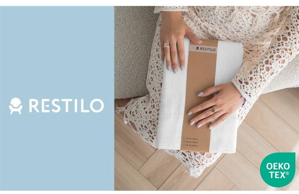 Бяло перде 140x270 cm Valeta – Restilo