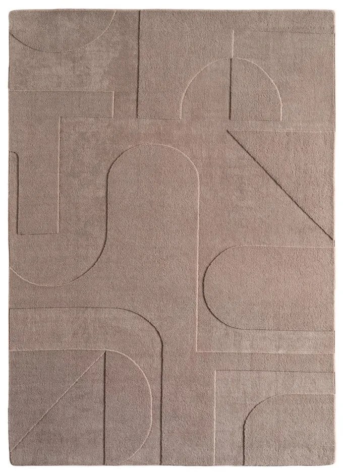 Светлокафяв килим подходящ за пране 200x290 cm Pompei 1614 – Ayyildiz Carpets