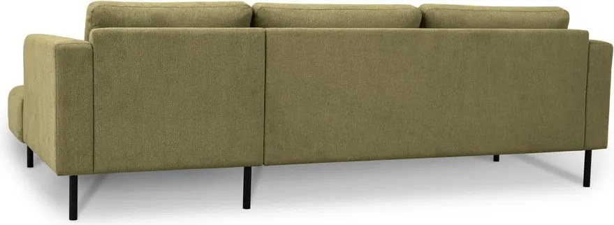 Ъглов диван в цвят горчица (десен ъгъл) Hero – Scandic