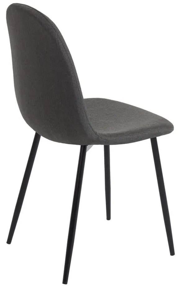 Комплект от 2 тъмно сиви трапезни стола Lissy - Bonami Essentials