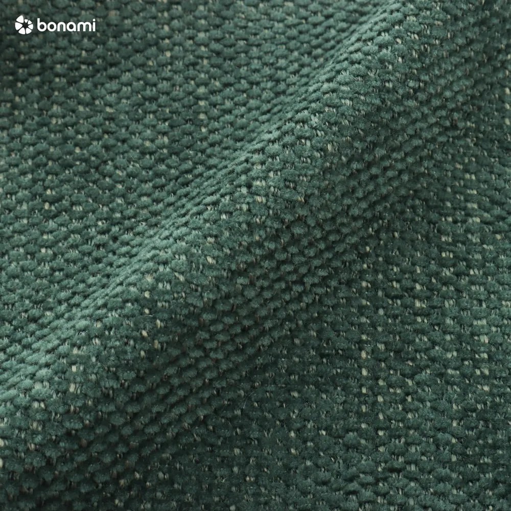 Зелен сгъваем/с място за съхранение ъглов диван (ляв ъгъл) Fuji – Bobochic Paris