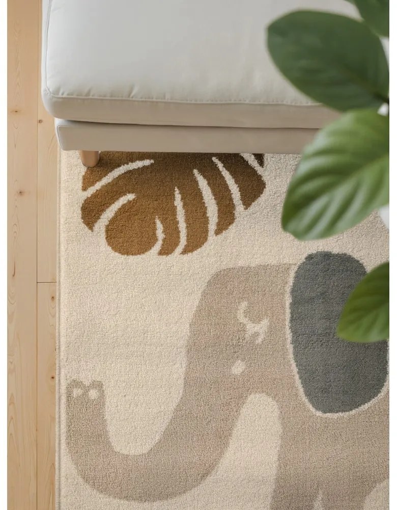 Кремав детски килим 160x235 cm Animal Safari – Hanse Home